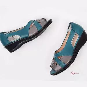 샌들 여성 여름 여자 굽있는 4cm 구두 가죽 엄마 중년 발이 신발 국산 편한 정장def090