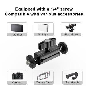 TZ-20 피 클립 1/4인치 홀 더블 볼 헤드 매직 암 DSLR 카메라 모니터 라이트 마이크 마운트용
