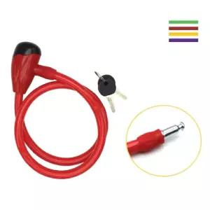 열쇠형 자전거 칼라 자물쇠 색상 랜덤 고리 키자물쇠 잠금장치