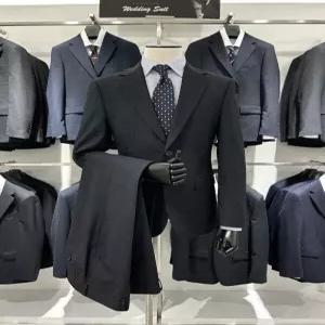 [트루젠]COOL 봄 여름 데님라이크 네이비 기본핏 남자 정장 수트 양복