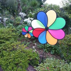 정원장식 소형 바람개비 꾸미기 야외소품 야외품 장식품 미니 화단 무지개 감성 감성인테리어