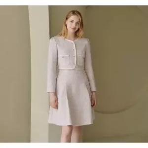 [숲][숲] 배색 트위드 투웨이 원피스 (SZ9OPM8)