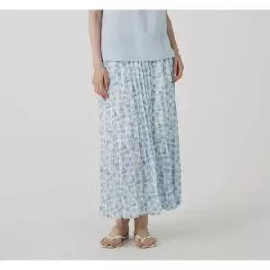 [숲][숲] 플로럴 웨이스트 밴딩 스커트 (OZ3SRT4)