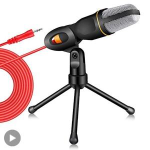 전문 콘덴서 유선 마이크 PC 가라오케 사운드 룸 게임용 오디오 노래 기계 시스템 라이브 스트리밍 키트 게