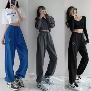 [주식회사 브이와이][JHL1267U_55]스트링 조거팬츠 스마일 조거밴딩 팬츠 (337013