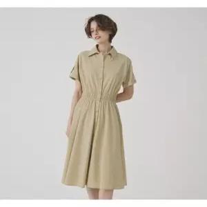 [숲][숲] 클래식 밴딩 셔츠형 원피스 (OZ6OPT1)