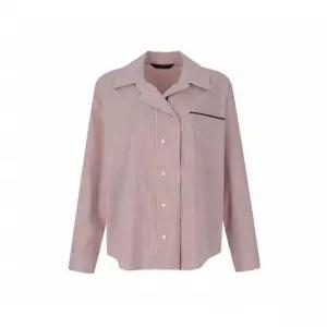 [숲][숲] 테잎 장식 스트라이프 셔츠 (SZ9LS35)