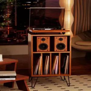 레트로 턴테이블 LP 플레이어 스피커 바늘 레코드 엘피 빈티지 인테리어 뮤직