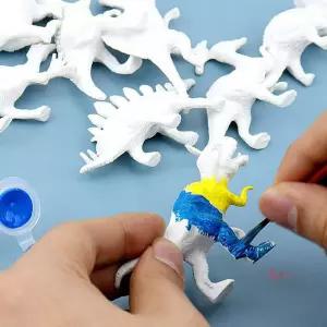 공룡색칠 DIY 피규어 동물 놀이 10개 세트 공부mno373