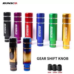 13CM 기어 시프트 노브 수동 변속기 스틱 레버 시프터 색상 레드 블랙 골드 블루 퍼플 자동차 범용