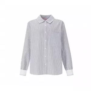 [숲][숲] 백 레터링 셔츠 블라우스 (SZ3LS33)