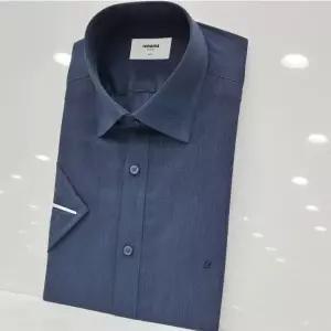 [레노마]슬림핏/반소매/린넨 혼방 솔리드 여름 반팔셔츠 RPUSL0709 NY_US