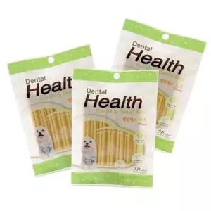 강아지 덴탈 헬스 육각치즈 7개입 100P 치석관리 간식
