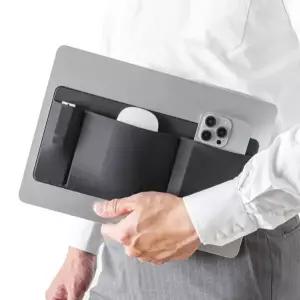 태블릿 부착 포켓 멀티 보조 충전기 태블릿 수납 포켓 스티커 휴대용 노트북 마우스 주변 기기