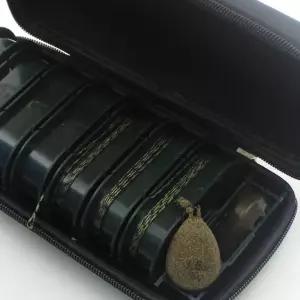 낚시소품케이스 장비 가방 잉어 낚시 리드 무게 금속 싱커 타원형 회전 클립 태클