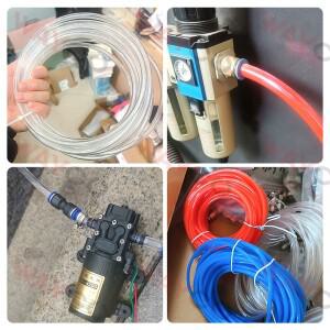 호환 10 미터 4mm 6mm 8mm 10mm 공기 호스  튜브 파이프 압축기용 Pu 블랙 블루 오렌지 투명 폴리 우레탄