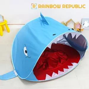 유아텐트 상어 원터치 팝업/놀이집/하우스/공간/놀이공간/놀이방/실내/거실/카페/가게/볼풀/볼/아이/비밀