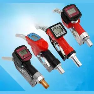 디지털 주유건 전자계량 유량계 급유 손잡이 급유기 셀프 디스플레이 계량기