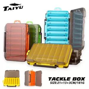 낚시소품케이스 장비 가방 TAIYU 낚시 상자 양면 14 구획 루어 후크 보관 케이스