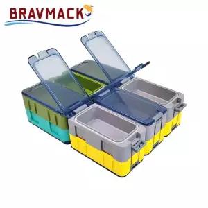 낚시소품케이스 장비 가방 브라브맥 낚시 미끼 보관함 휴대용 루어 훅 정리함 미니 박스 바다