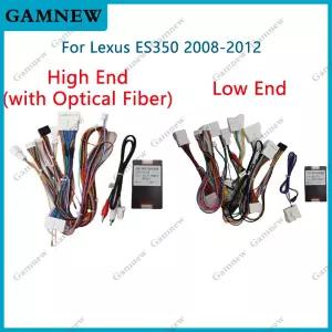 호환 자동차 16 핀 배선 하네스 어댑터 Canbus Box Lexus ES350 2008-2012 용 안드로이드 라디오 전원 케이