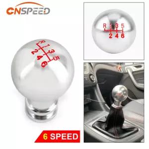 CNSPEED 5/6/10단 변속 기어 노브 알루미늄 범용 자동차 수동/자동 레벨 시프터 레버 M8 M10 M12 어댑터