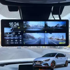 올뉴i30N라인 호환 터치LCD 호크W9 블랙박스 [BLQ23432]