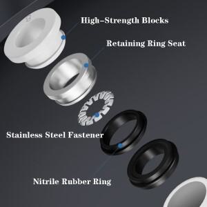 호환 PU/PY/PE/LSA/PV/PK/PZA/PM/HVFF 4/6/8/10/12mm 에어 컴프레서  피팅 흰색 플라스틱 호스 튜브 커넥터