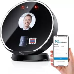 NGTeco 시간 시계 클라우드 기반 Face+Fingerprint+카드 출석 중소기업 직원용 2.4G WiFi 리모컨