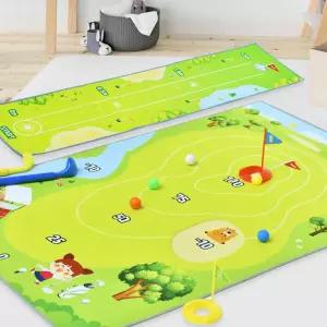 월드토이 골프놀이세트 매트+소품 가정용 실내 아이 골프 장난감 퍼팅/놀이/세트/소프트/미니/유아/어린이