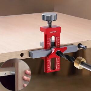 목공 캐비닛 문짝 드릴링 장착 지그 패널,  레벨링 장치, 리바운더, 펀칭 포지셔닝 설치