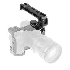 카메라 상단 핸들 손잡이 Arri 위치 나사 모니터 Nikon Canon Sony DSLR 케이지 용 호환 마이크 리그 콜드