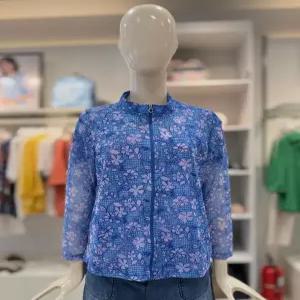 [크로커다일레이디]크로커다일레이디 메쉬 프린트 집업 가디건 CLEMTS125_DG