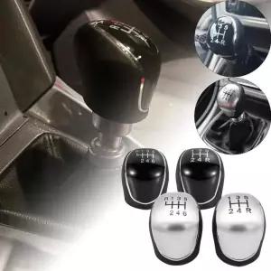 Ford Mondeo 4 Mk4 Focus S-Max Kuga Galaxy 가죽 시프터 레버 암 헤드볼 자동차 액세서리 용 5/6 속도