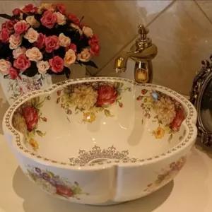 장미세면대 세면대세트 세면기 욕실 장미 [BEX42465]