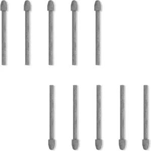 HUION 10 팩 업그레이드된 교체용 펠트 니브 PN05F 펜 스타일러스 PW517과 호환되는 드로잉 태블릿 캠바스