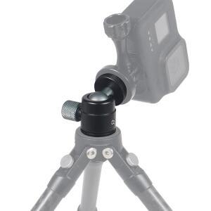 미니 볼 헤드 1/4 나사 마운트 360 회전 Canon Nikon Sony 캠코더 DV LED 라이트 브래킷 DSLR 카메라 삼각