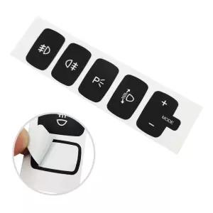 자동차 안개 램프 스위치 버튼 수리 데칼 스티커 Fiat Croma 안개등 마모 된 손잡이