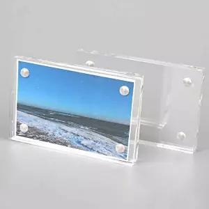 액자 4x6cm 사진 아크릴 스티커 자석 증사액자