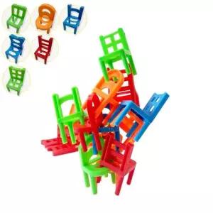 스택킹 의자 쌓기 보드게임 아동 24P블록 블럭 쌓기놀이 어린이 어린이장난감