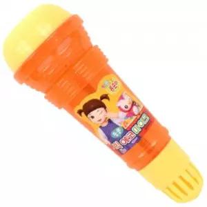 (노랑) 콩순이 에코 마이크/모형/노래/연습/어린이/캐릭터/장난감/아동/아이돌/가수/놀이/완구/간편/공연