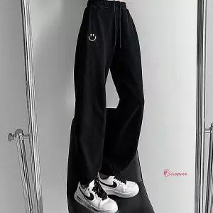 조거 스트링 회색 여자 팬츠 밴딩 캐주얼 조커 여성cde110