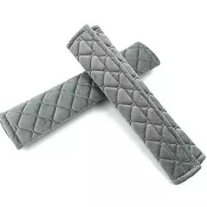 커버 회색 안전벨트 쿠션 벨벳