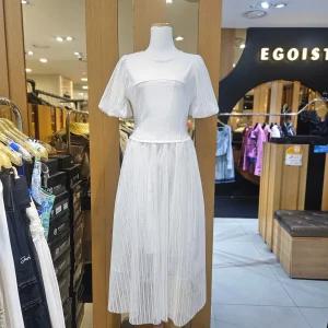 퍼프소매메쉬배색롱원피스/ER2JO400 BP 1181445