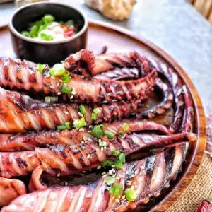 가문어 가문어구이 대왕오징어 통족 대왕 오징어 버터+소스+마요네즈증정