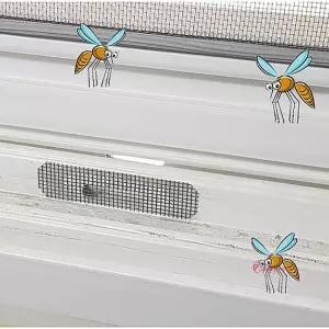 물구멍방충망 붙이는 50개 창문 벌레 검정 샷시 국산 샤시 날파리 스티커def383