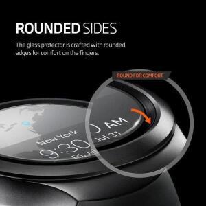 삼성 호환 기어 S2 S3 클래식 프론티어 스포츠 시계 HD  유리 스크린 프로텍터 보호 필름 스크래치 방지 방