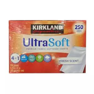 커클랜드 시그니춰 시트형 섬유유연제 250매 1개 세탁