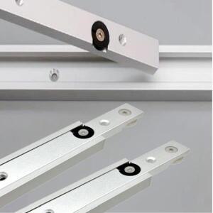 T슬롯 마이터 바 슬라이더 키트, 알루미늄 합금 레일 경사 조인트 포함) - 비천공 가이드