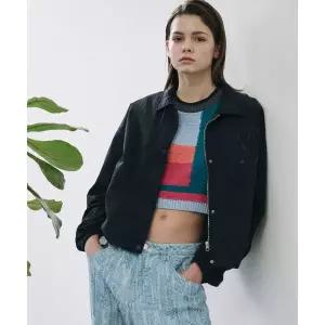 매장정품 SWITCH123 크롭 코치 점퍼(네이비)_SYS2JP01NV